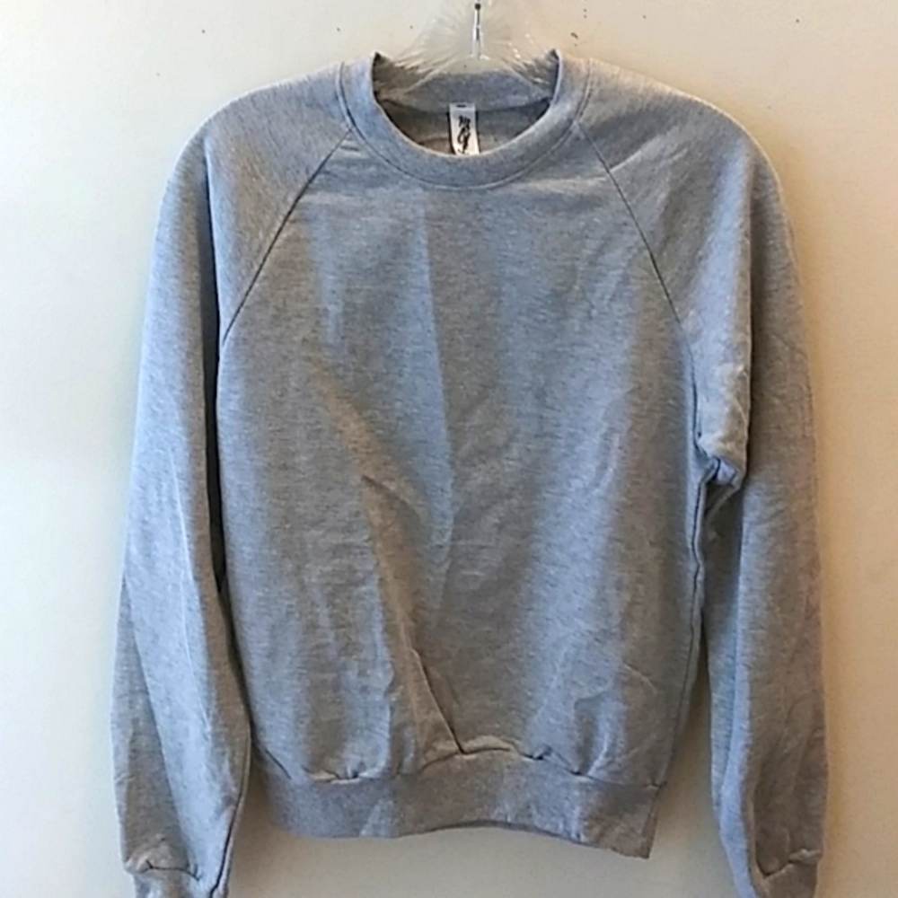 NWOT Marky G Unisex Grey Sweatshirt Size XS